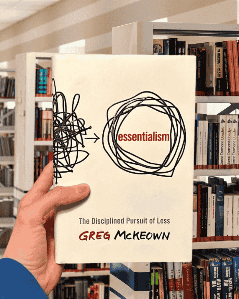 Cover of the book Essentialism by Greg McKeown