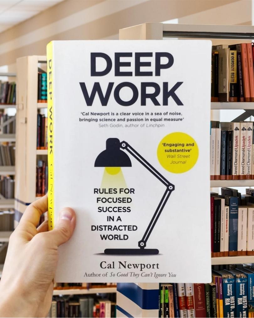Cover of the book Deep Work by Cal Newport