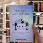 Cover of the book Focus on What Matters by Darius Foroux, featuring a minimalist design with bold typography.