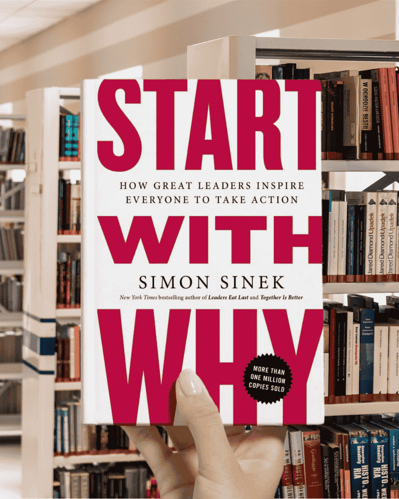 Cover of the book Start With Why by Simon Sinek