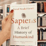 Cover of Sapiens: A Brief History of Humankind by Yuval Noah Harari.